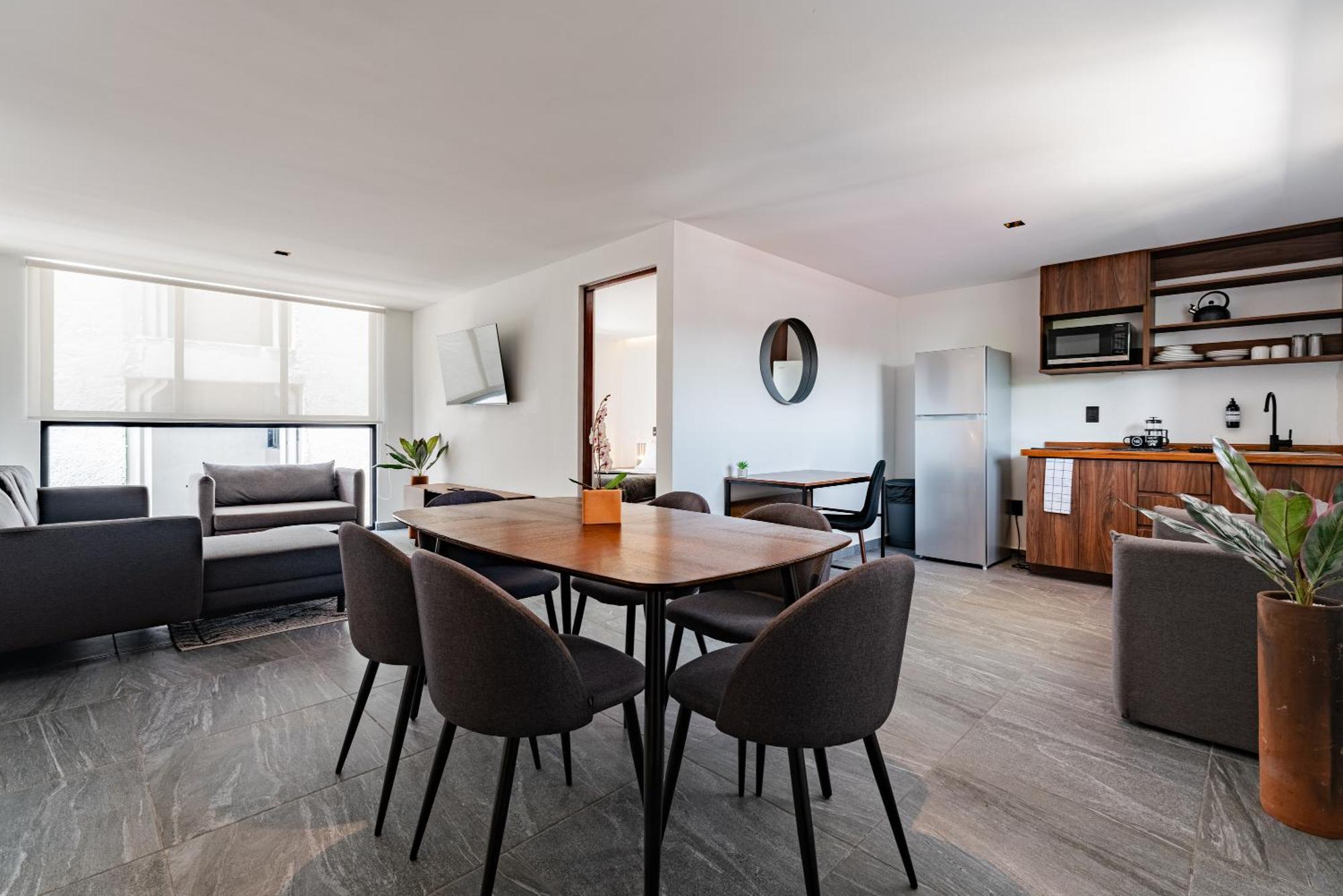Santa Ma La Ribera Apartments By Vh メキシコシティ 部屋 写真